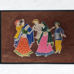 Tribal Dancers Wall Art – Indonesian Batik