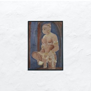 Khajuraho Sculpture Wall Art – Indonesian Batik