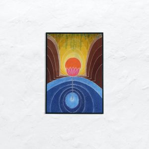 Abstract Nature Wall Art – Indonesian Batik